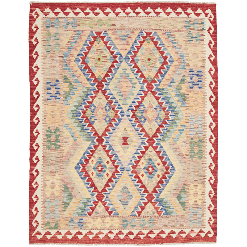 Kilim 158x196 Cm Kilim Afghanistan, Hand-carded Wool (warp: