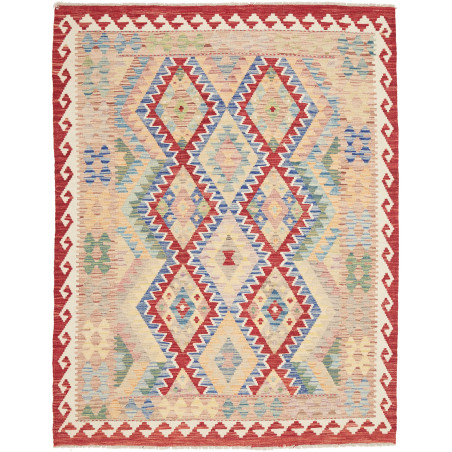 Kilim 158x196 Cm Kilim Afghanistan, Hand-carded Wool (warp: