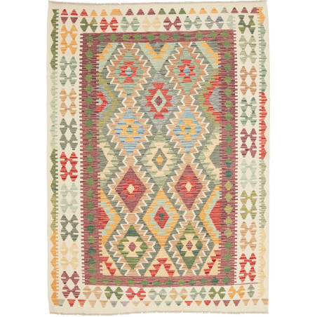 Kilim 153x210 Cm Kilim, Afghanistan, Hand-carded Wool (warp:
