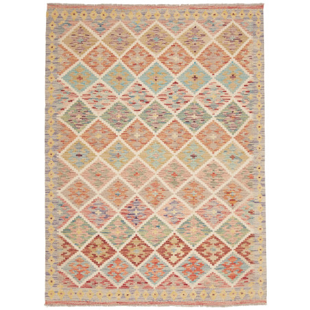 Kilim 148x202 Cm Kilim Afghanistan Hand-carded Wool Cotton