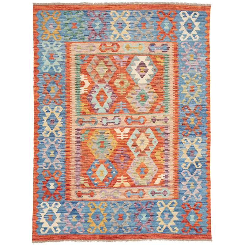 Kilim 148x197 Cm Kilim Afghanistan. Hand-carded Wool (cotton