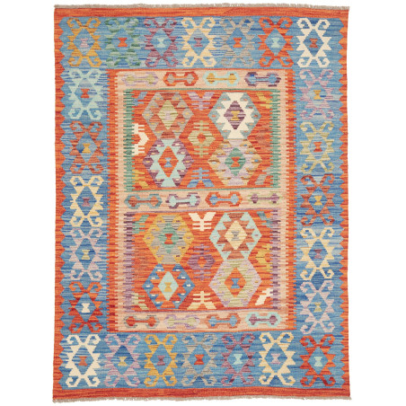 Kilim 148x197 Cm Kilim Afghanistan. Hand-carded Wool (cotton