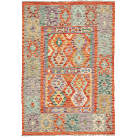 Kilim 136x196 Cm Kilim Afghanistan Hand-carded Wool (cotton