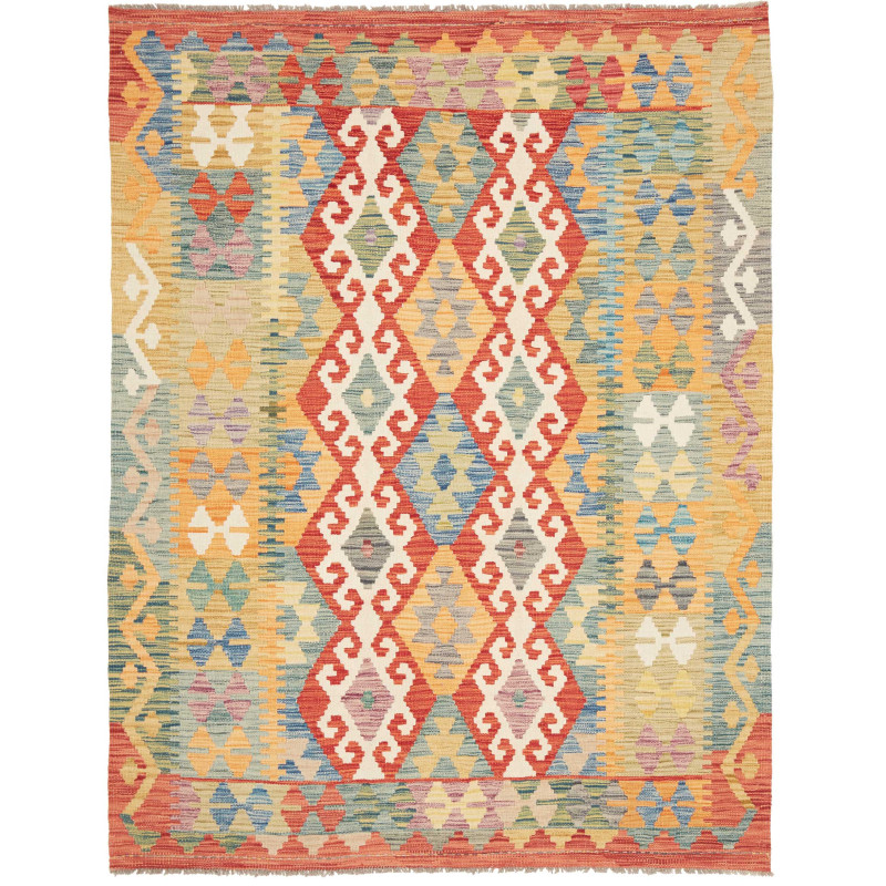 Kilim 153x202 Cm Kilim Afghanistan Hand-carded Wool Cotton