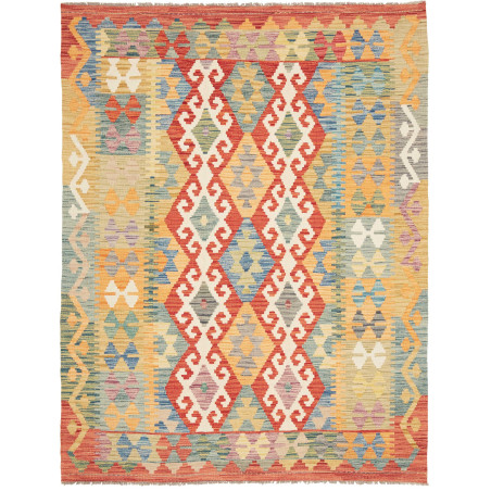 Kilim 153x202 Cm Kilim Afghanistan Hand-carded Wool Cotton