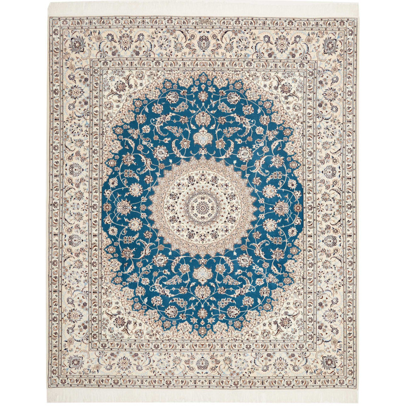Nain 6la 213x255 Cm Nain 6la, Persia, Hand-carded Wool And