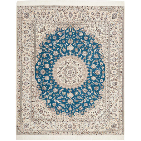 Nain 6la 213x255 Cm Nain 6la, Persia, Hand-carded Wool And