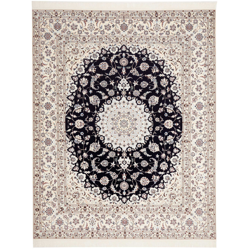 Nain 6la 205x261 Cm Nain 6la, Persia, Hand-carded Wool And
