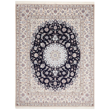 Nain 6la 208x270 Cm Nain 6la, Persia, Hand-carded Wool And