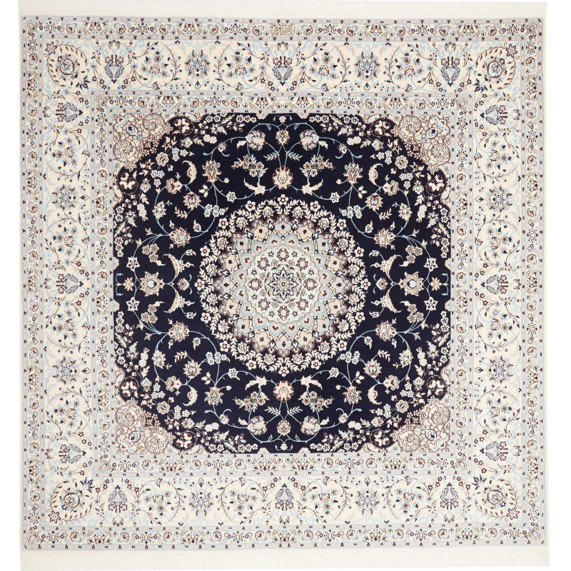 Nain 6la 207x211 Cm Nain 6la Persia Hand-carded Wool And