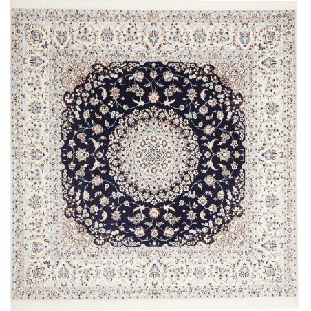 Nain 6la 207x211 Cm Nain 6la Persia Hand-carded Wool And