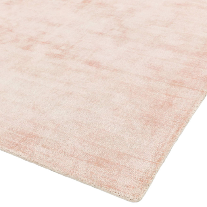 Tappeto Blade tinta unita rosa chiaro e cipria c