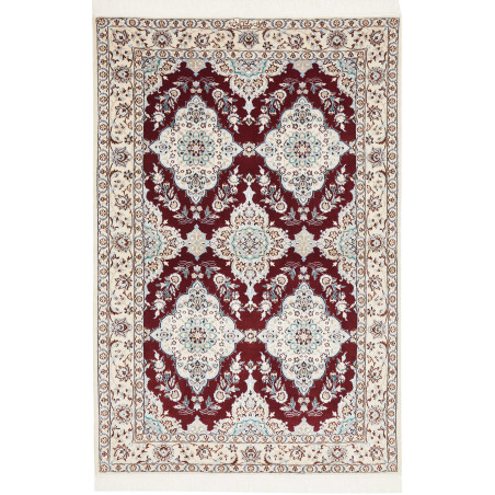 Nain 6la 108x165 Cm Nain 6la Persia Hand-carded Wool And