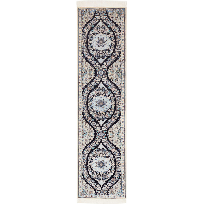 Nain 6la 50x206 Cm Nain 6la Persia Hand-carded Wool And Silk