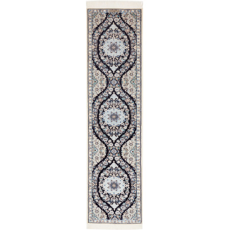 Nain 6la 50x206 Cm Nain 6la Persia Hand-carded Wool And Silk