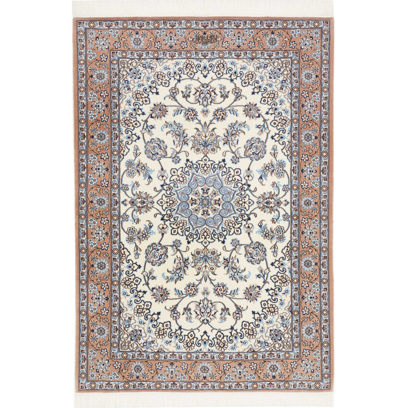 Nain 6la 103x150 Cm Nain 6la, Persia, Hand-carded Wool And