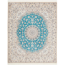 Nain 6la 207x254 Cm Nain 6la, Persia, Hand-carded Wool And