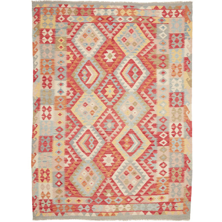Kilim 176x244 Cm Afghan Kilim, Hand-carded Wool, Cotton, 0.3