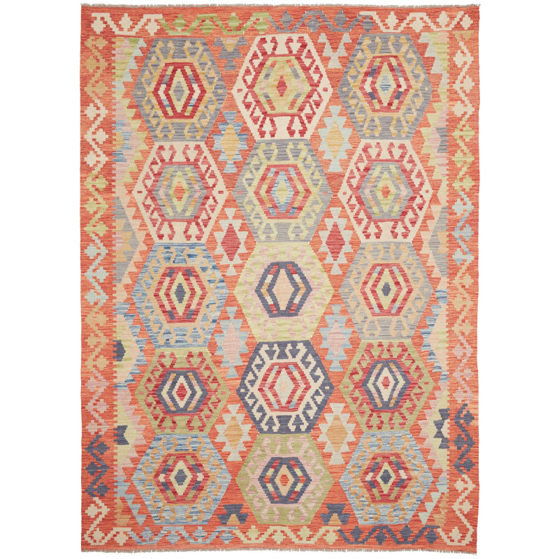 Kilim 184x248 Cm Kilim, Afghanistan, Hand-carded Wool (warp: