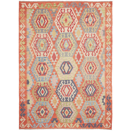 Kilim 184x248 Cm Kilim, Afghanistan, Hand-carded Wool (warp: