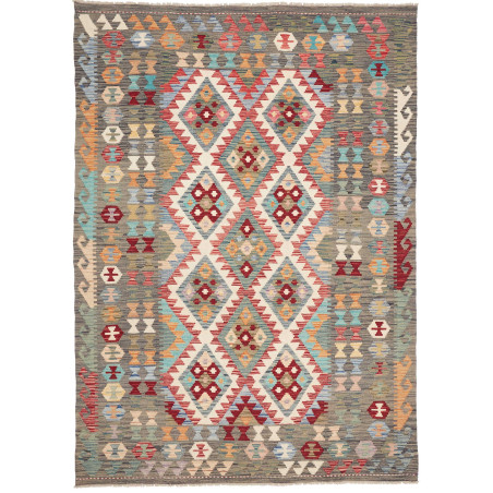 Kilim 172x241 Cm Kilim, Afghanistan, Hand-carded Wool,