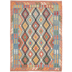 Kilim 174x235 Cm Kilim, Afghanistan, Hand-carded Wool (warp:
