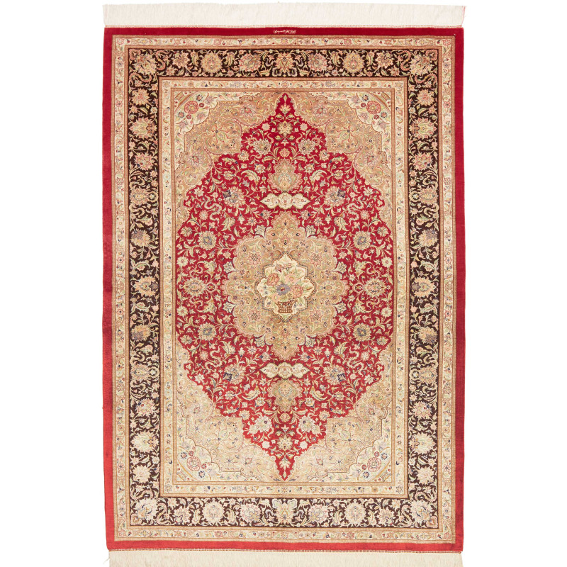 Ghom Silk 135x197 Cm Ghom Silk, Persia, 100% Silk,