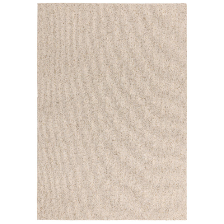 Rug Boden plain white beige 120x170 cm