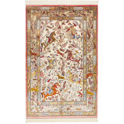 Ghom Silk 129x203 Cm Ghom Silk, Persia, 100% Silk,