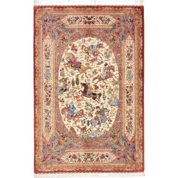 Ghom Silk 131x198 Cm Ghom Silk, Persia, 100% Silk,