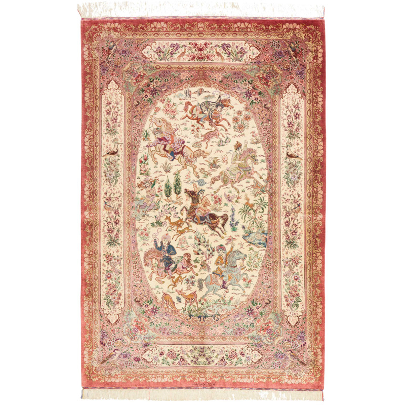Ghom Silk 132x201 Cm Ghom Silk, Persia, 100% Silk (silk