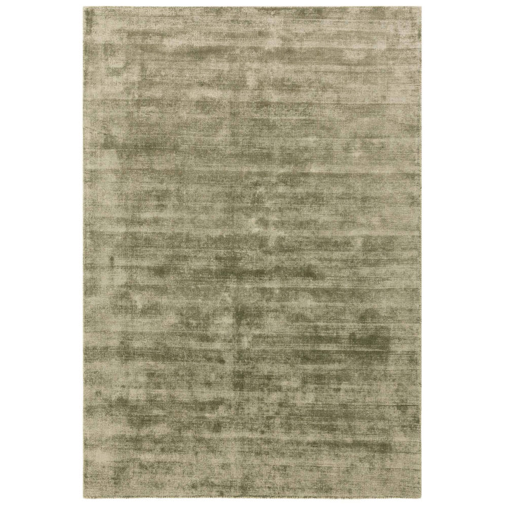 Rug Blade plain olive green sage green runner 66