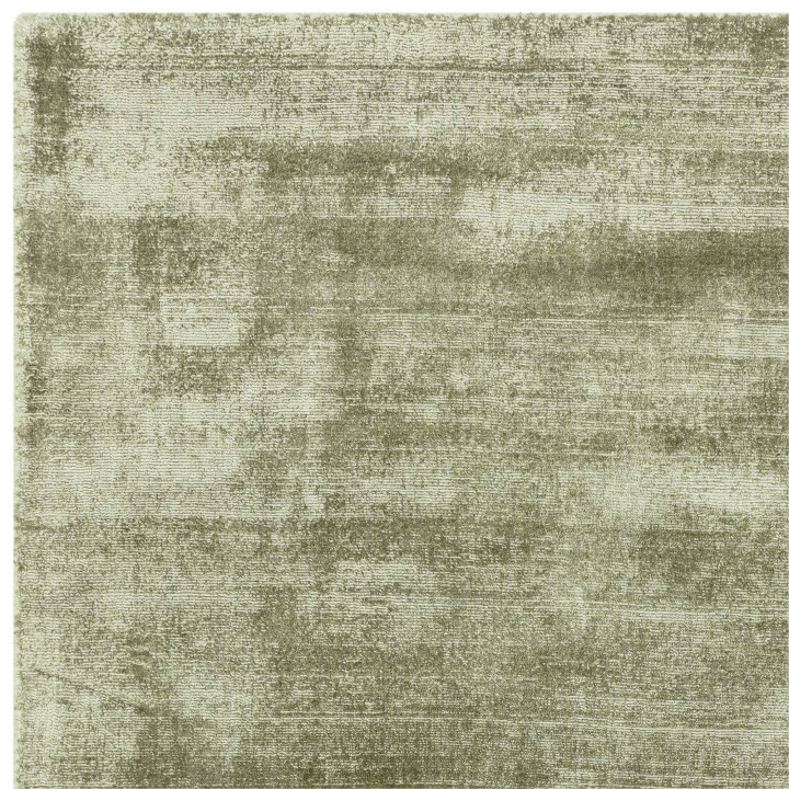 Rug Blade plain olive green sage green runner 66