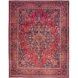 Rug Mashad Persia 303x390 Ruby Red Midnight Blu
