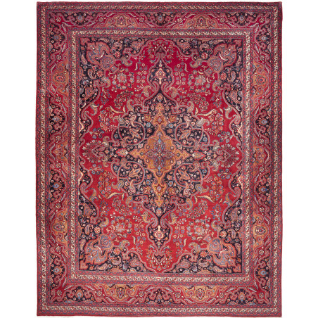 Rug Mashad Persia 303x390 Ruby Red Midnight Blu