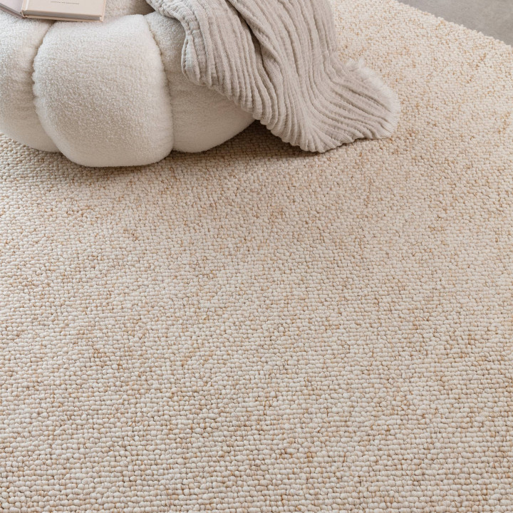 Tappeto Boden tinta unita bianco beige 120x170 c