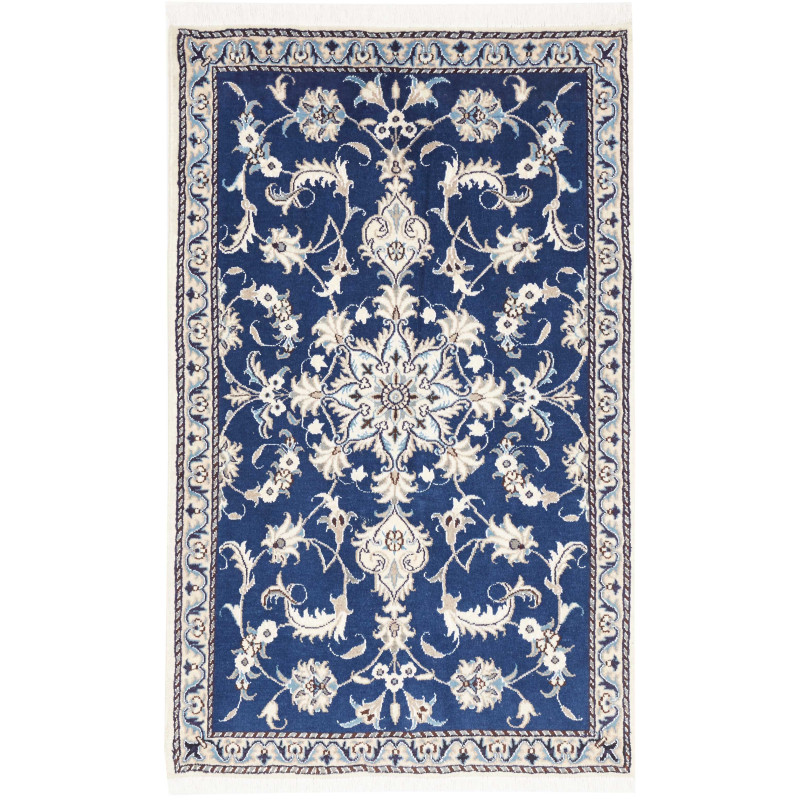 Nain Kashmar 88x136 Cm Nain Kashmar, Persia, Hand-carded