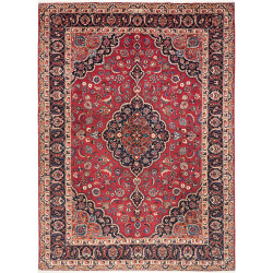 Mashad 240x332 Cm Mashad, Persia, Hand-carded Wool (warp: