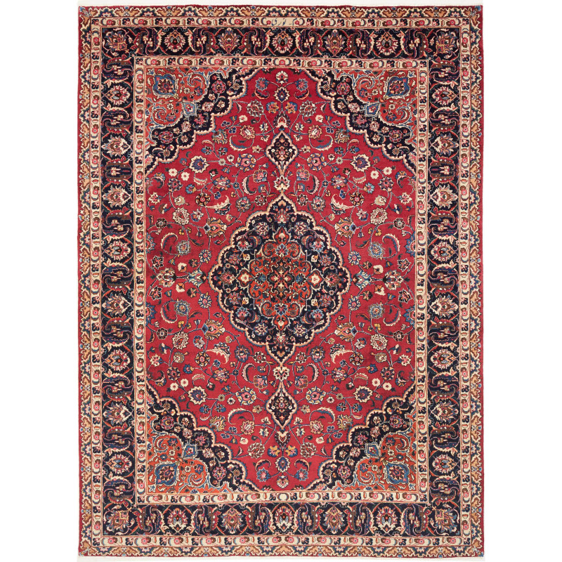 Mashad 240x332 Cm Mashad, Persia, Hand-carded Wool (warp: