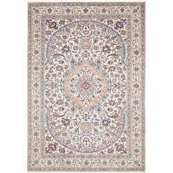 Rug Nain Kashmar Persia 242x350 Ivory Blue