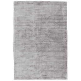 Tappeto Blade tinta unita grigio e argento 120x1