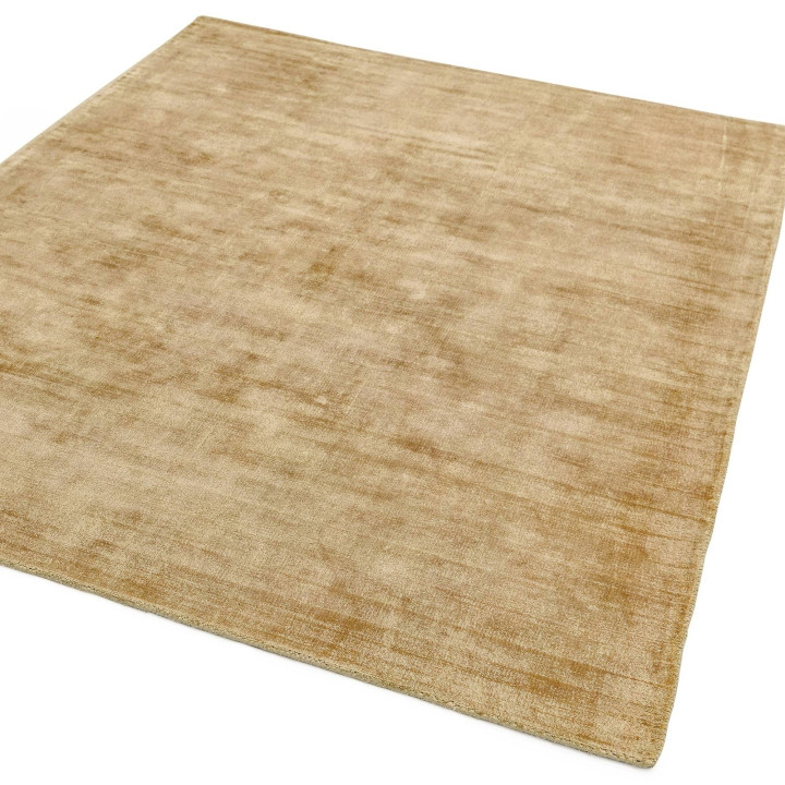 Rug Blade plain gold runner 66x240 cm
