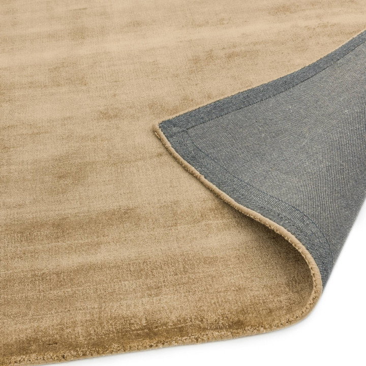 Rug Blade plain gold runner 66x240 cm