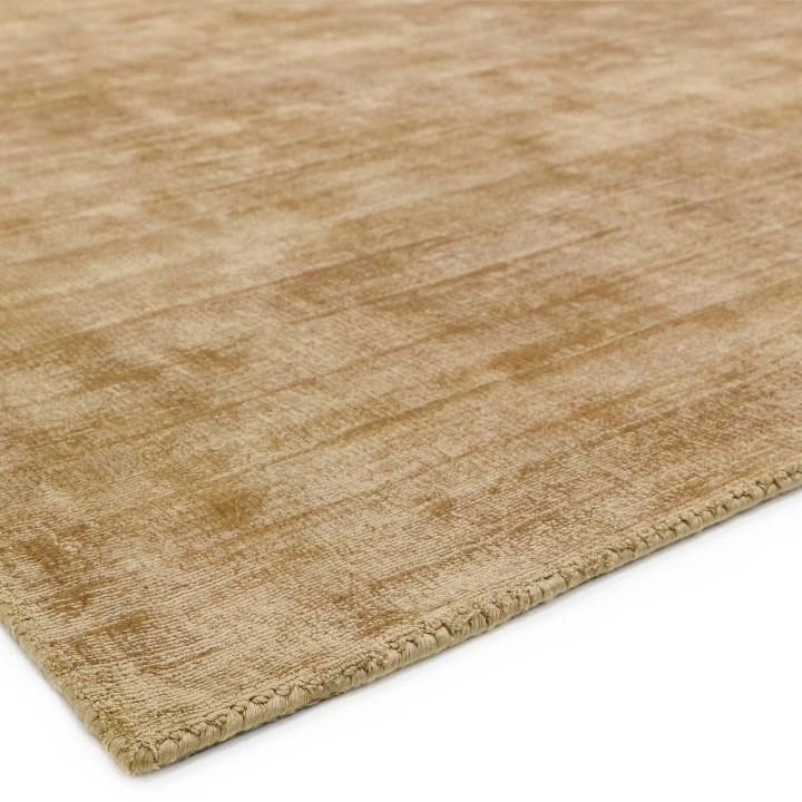 Rug Blade plain gold runner 66x240 cm