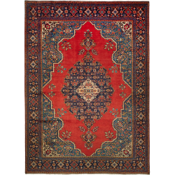 Wiss 270x380 Cm Wiss, Persia, Hand-carded Wool (warp: