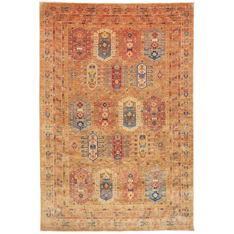 Rug Tribal Pakistan 200x293 Burnt Orange Red