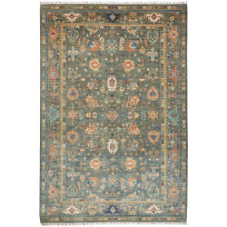 Rug Ziegler Fine Pakistan 202x301 Teal Green Och