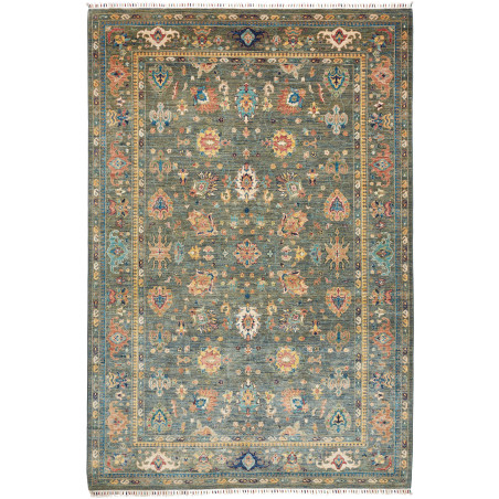Rug Ziegler Fine Pakistan 202x301 Teal Green Och