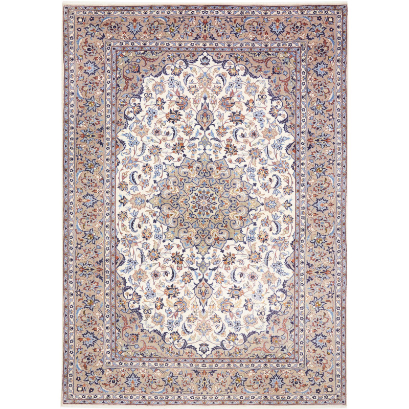 Kashan 200x285 Cm Kashan, Persia, Hand-carded Wool (cotton