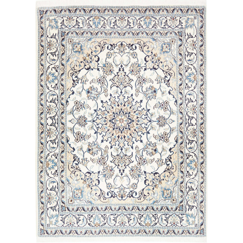 Nain Kashmar 146x197 Cm Nain Kashmar, Persia, Hand-carded